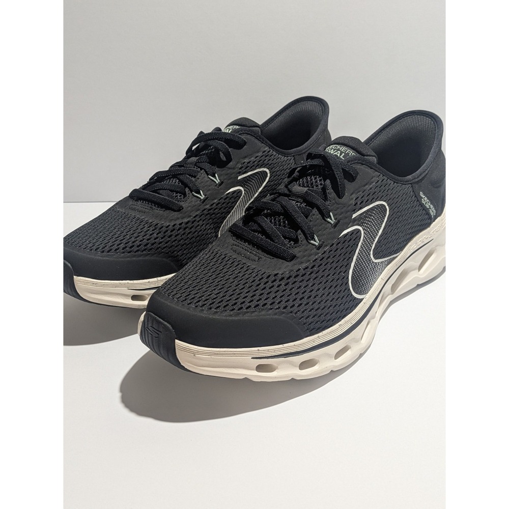 Skechers GOwalk Arch Fit Black White Walking Shoes Men's 11.5